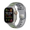 Adecuado para Apple Watch Generación 1-10 / 11 Correa de Apple Watch Norman de Dos Colores Correa de Silicona de Alta Calidad S10
