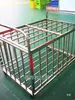 Carrito de Bolas de Acero Inoxidable Cesta Gruesa de Almacenamiento para Guardería Aro de Baloncesto Infantil Carrito Móvil Plegable para Adultos Estante de Bolas
