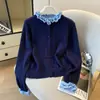 Nuevo Suéter de Punto Chic de Moda Versátil Estilo Coreano para Otoño e Invierno para Mujer