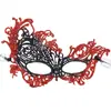 Máscara de Renda Grossa com Carimbo Dourado Exclusiva Transfronteiriça Festa Meio Rosto Halloween Baile de Máscaras Sexy Divertida Máscara para Olhos