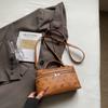 Bolso de Mujer con Estampado de Nicho de Moda 2025 Nuevo Color de Moda Bloqueo de Color Versátil Bolso Cruzado Pequeño Cuadrado