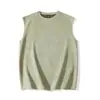 Moda de Verano para Hombre Transfronteriza Estilo Americano Retro Chaleco de Gamuza para Hombre Camiseta sin Mangas Casual Holgada Versátil