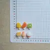 Acessórios de resina de espinheiro-alvar cristalizado 3D realistas, presilhas de cabelo de brinquedo de comida engraçadas, capa de celular, tamancos, acessórios para chaveiro
