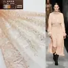 Tela Bordada Tela Bordada con Cuentas Vestido de Moda para Mujer Ropa de Escenario Jiaxin Tejido y Bordado