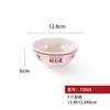 Mesa Tendencia Nacional Melamina Platos Tazones Comerciales para Fideos Olla Caliente Platos Especiales Buena Suerte y Prosperidad Estilo Hong Kong Tazones de Arroz Tazones de Arroz con Patas de Cerdo
