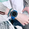 Relógio Cool Baoshi 50 m À Prova d'Água para Natação Estudante Masculino Esportivo Eletrônico Relógio Feminino Luminoso