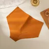 Europa e Estados Unidos transfronteiriço cintura alta cor sólida simples seda gelada lingerie moda feminina confortável respirável cuecas atacado