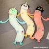 Dopamina Guisantes de Hielo Animal de Dibujos Animados Almohada Larga en Forma de S Gato Dinosaurio Niña Almohada para Piernas con Clip Cojín de Cama Almohada O