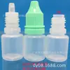 Tampa de seguro descartável frasco conta-gotas translúcido de 7ml frasco de reagente frasco de colírio plástico pequeno frasco secundário para líquido de medicamento