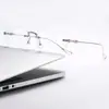 Gafas de Lectura sin Montura Doradas de Moda Ultraligeras Anti-Luz Azul, Gafas de Lectura a la Moda Que Te Hacen Ver Más Joven, Gafas para Presbicia de Alta Definición con Envío Gratis