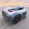 Cortacésped Transfronterizo, Control por Teléfono Móvil, Detección Automática de Obstáculos, Granja de Invernadero Holandesa, Deshierbe Eficiente y de Bajo Consumo en el Pasillo