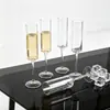 Artículos Populares Transfronterizos: Copas de Vino Tinto, Copas de Champaña, Copas de Vino Desechables, Vasos de Plástico para Licores y Cerveza, Copas de Pie Alto Mani Irrompibles