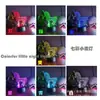 Nuevos regalos extraños y creativos base de lámpara de mesa de arena movediza LED base 3D luz nocturna USB colorida base de lámpara de noche