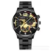 Temu relógios masculinos mais vendidos atacado de fábrica moda negócios grande up pulseira de aço relógio de quartzo modelo popular masculino atacado
