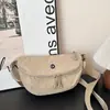 Bolso Cruzado Impermeable Ultraligero Tela Oxford Unisex Versátil Hombro Único Nylon Ligero Práctico Silla de Montar Pecho Bolso Dumpling