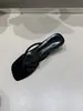 Zapatos para Mujer 2026 Verano Nuevos Chanclas Retro de Punta Cuadrada Tacón Bajo Tacón de Aguja Sandalias de Tira para Uso en Exteriores Tacón de Gatito