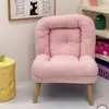Sofá Perezoso que se puede usar para acostarse y dormir, Silla de Ocio Individual para Relajación Vespertina, Sillón Reclinable para Lectura en el Dormitorio, Sofá Pequeño con Estructura de Hierro Plegable