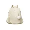 Mochila para Mujer Nuevo Estilo Coreano Moderna Versátil Moderna de Viaje Gran Capacidad Bolso Escolar Simple para el Trabajo Diario Mochila para Mujer