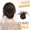 Postizo de Moño Bajo con Pinza de Garra, Moño de Cabello Sintético, Accesorio para el Cabello de Aspecto Natural, Extensión de Moño para el Cabello