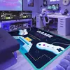 Alfombra de máquina de juegos Amazon transfronteriza, alfombra de mango visual 3D, alfombra decorativa para habitación de e-sports infantil, al por mayor en stock