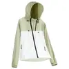Ropa de Protección Solar para Mujer 2025 Nuevo Verano Parche de Protección UV Chaqueta Solar Patchwork para Mujeres Petites, Abrigo Transpirable con Capucha para la Piel