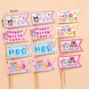 Colher de Água Vermelha Tendência de Ano Novo Balde de Morango Decoração de Bolo Colher de Água Excêntrica de Natal Copo para Bolo Cupcake Tigela de Esmalte