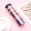 50 Argola de Toalha de Alta Elasticidade Marrom Morandi Corda de Cabelo Preta Elástico de Cabelo Elástico Grosso Corda de Cabelo Feminina