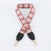Correa de hombro ancha a color transfronteriza 38 mm jacquard caliente nueva poliéster ajustable engrosada correa de hombro ancha todo a juego