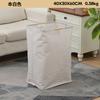 Cesta para Ropa Sucia de Algodón y Lino para el Hogar Cesta de Lavandería Almacenamiento de Gran Capacidad Juguete Asa de Madera Cesta de Almacenamiento Transfronteriza Plegable Baño