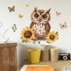 Fan Xi fun-f159 búho de dibujos animados puertas y ventanas de cristal dormitorio sala de estar embellecimiento del hogar pegatinas para ventanas al por mayor