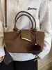 Yue Zi 2026 Outono Inicial Nova Bolsa de Ombro Única Elegante Versátil Casual Simples Bolsa de Mão Textura Retrô Bolsa Transversal