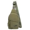 Bolso de Pecho Unisex Casual Versátil de Moda Estilo Japonés Estilo Ins para Viajar al Trabajo, Viajes, Deportes, Bolso Cruzado Simple