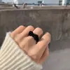 Anel de Laço Aberto com Flocagem Anel de Veludo para Menina Anel de Dedo Klein Blue com Flocagem Anel de Dedo de Comida