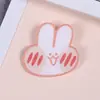 Broche de Acrílico Ins Coreano Dibujo Animado Oso Lindo Conejo Ropa Insignia para Mochila Escolar Accesorios Sombrero