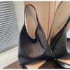 Bolsa Tejida Nueva Otoño 2025 para Mujer de Gran Capacidad Casual para el Trabajo Bolso de Mano para Suegra Bolso Tote de Moda Versátil