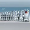 Puerta Retráctil Inteligente de Acero Inoxidable Metálico, Puerta Eléctrica Totalmente Automática para Unidades, Villas, Escuelas, Puerta Antirrobo, Puerta Retráctil