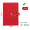 Conjunto de Caixa de Presente com Logotipo Personalizado para Caderno Caderno de Alta Qualidade com Fivela em Forma de U A5 Livro de Registro para Reuniões de Trabalho