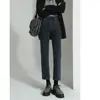 Jeans de Pierna Recta para Mujer 2026 Primavera/Verano Nuevos Populares de Cintura Alta Sueltos Adelgazantes Acortados Estrechos Pantalones Cigarrillo