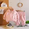 Ropa de Otoño para Niñas 2026 Nuevo Estilo Conjunto Infantil Elegante Casual Bebé Estilo Primavera y Otoño de Moda Conjunto de Dos Piezas de Manga Larga Dropshipping