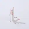 Ganchos para Painel Perfurado Ganchos de Cabide de Plástico de Encaixe Ganchos para Rack de Micro-ondas Ganchos Multifuncionais em S para Roupas e Chapéus Barra Plana Ganchos em Z