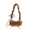 Bolso de Hombro Cruzado Plegado de Mariposa de Diseño de Nicho de Gama Alta 2024 Retro Tendencia Versátil Bolso de Axila