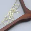 Perchas de Madera Maciza al por Mayor para Vestidos, Perchas Metálicas Creativas con Forma de Letra para Exhibición de Vestidos de Novia y Novio