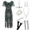 Comercio Exterior S-4XL Amazon Vestido de Lentejuelas Retro Gatsby de los años 20 Vestido de Fiesta con Flecos Dropshipping a Europa y América
