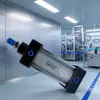 Cilindro de doble efecto de aleación de aluminio ligero de alto empuje cuadrado QGB32/40/50/63/80/100 de origen de fábrica