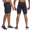Pantalones Deportivos Ajustados Transfronterizos Europeos y Americanos para Hombre, Shorts de Yoga Transpirables de Secado Rápido de Verano, Shorts Deportivos para Entrenamiento que Inducen el Sudor