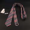 Versión coreana de la moda británica para corbatas de hombre estrecha moda de boda corbata de 6 cm 1200 puntadas poliéster fabricantes
