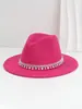 Sombreros Fedora de Fieltro para Hombres y Mujeres con Pedrería, Piedras Preciosas y Tachuelas, Sombreros de Jazz Vintage, Sombreros Personalizados para Fiestas y Bodas, Sombreros Elaborados y Brillantes