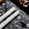 Novo papel celofane de renda rede vermelha transparente papel de embrulho para buquê papel de embrulho para buquê materiais para floricultura atacado