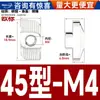 Tuerca en T de Acero Inoxidable 304 Estándar Europeo Accesorios para Perfil de Aluminio Tuerca Deslizante Tipo T 20/30/40/45 Tipo Tuerca
