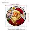 2025 Novos Adesivos Eletrostáticos de Vidro Temu Adesivos de Película Eletrostática Papai Noel Podem Ser Enviados Transfronteiriçamente